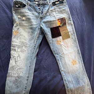 Billionaire Boys Club Astronaut Patchwork Jeans